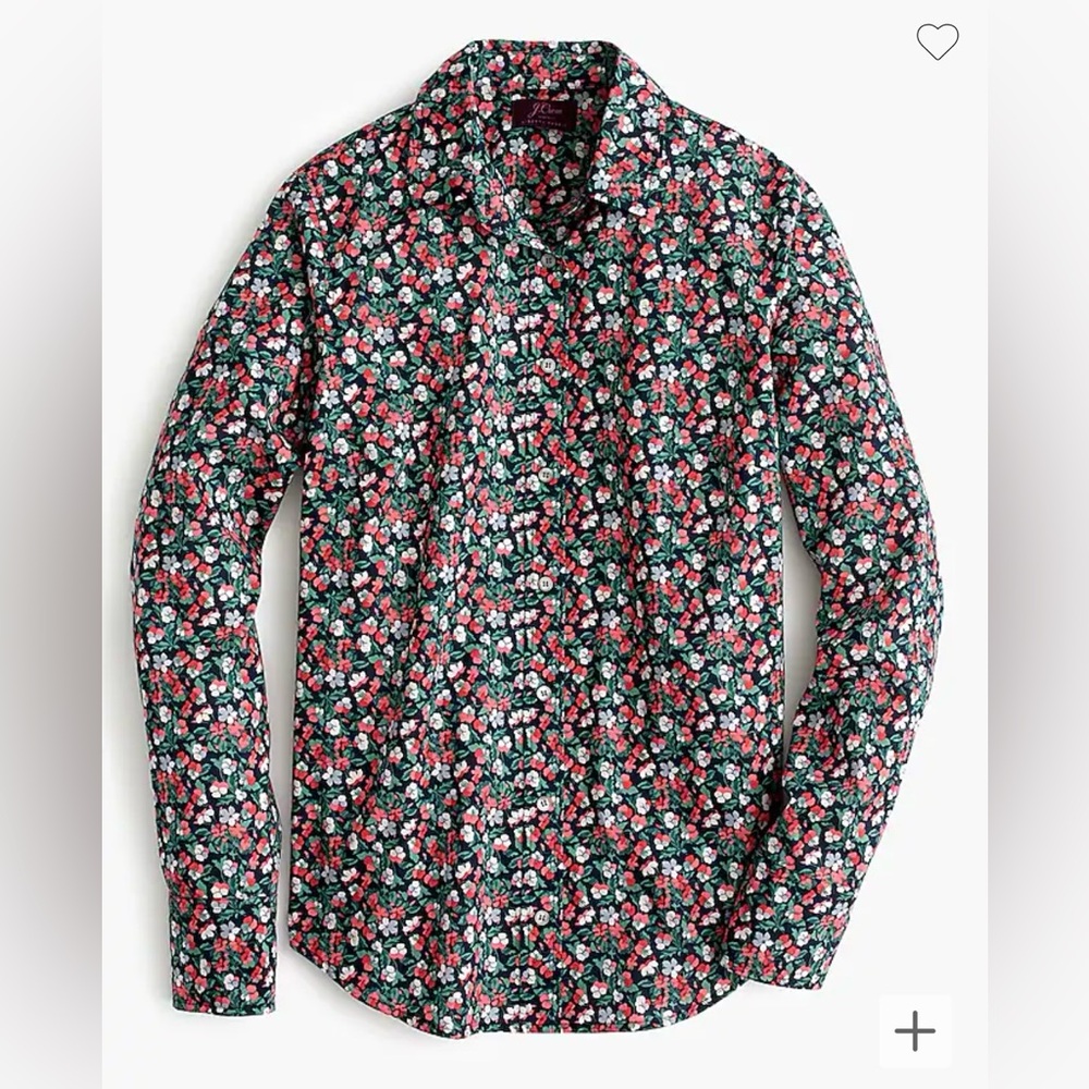 JCrew button up in Liberty Floral